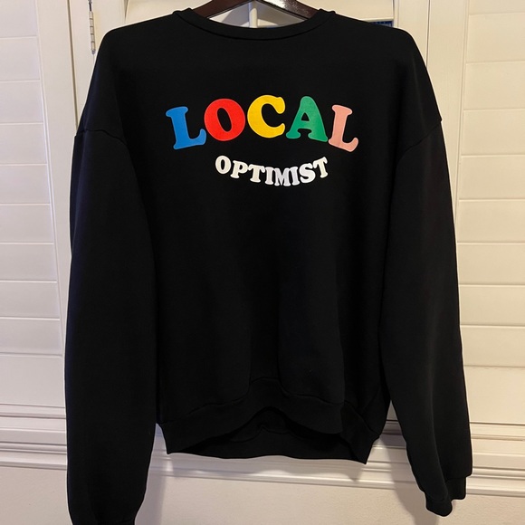 Madhappy Black Local Optimist Large Crewneck - Picture 1 of 4